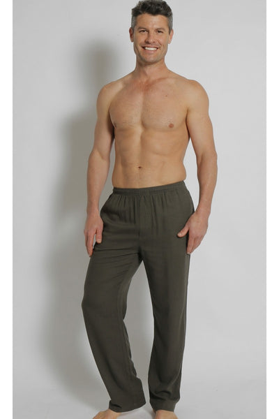 Hemp & Bamboo Relaxed Elastic Long Pants