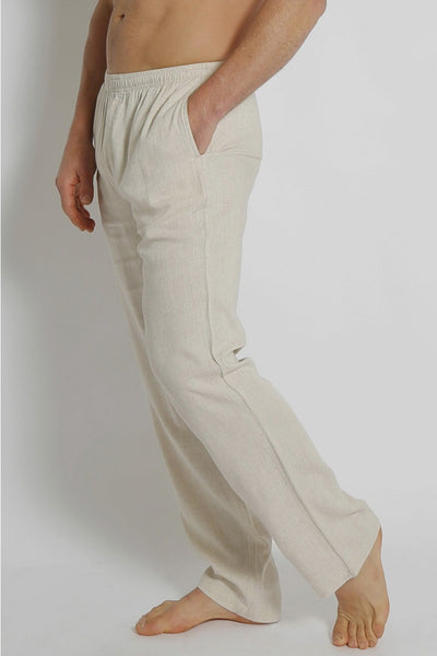 Hemp & Bamboo Relaxed Elastic Long Pants